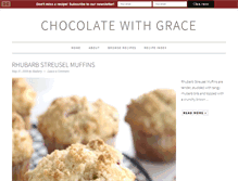 Tablet Screenshot of chocolatewithgrace.com